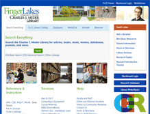 Tablet Screenshot of library.flcc.edu